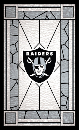 Oakland Raiders 1017-Stained Glass