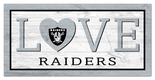 Oakland Raiders 1066-Love 6x12