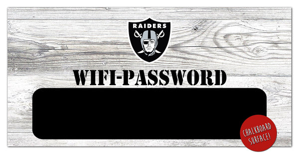 Oakland Raiders 1073-Wifi Password 6x12