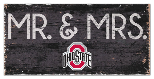Ohio State Buckeyes 0732-Mr. and Mrs. 6x12