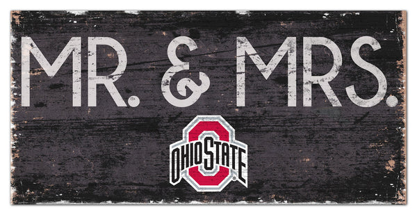 Ohio State Buckeyes 0732-Mr. and Mrs. 6x12