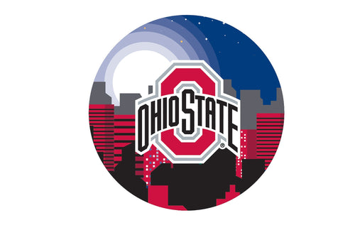 Ohio State Buckeyes 1018-Landscape 12in Circle