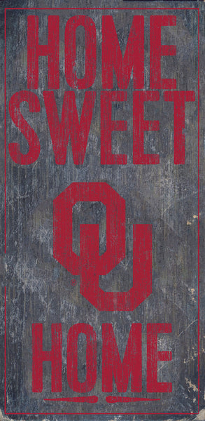 Oklahoma Sooners 0653-Home Sweet Home 6x12