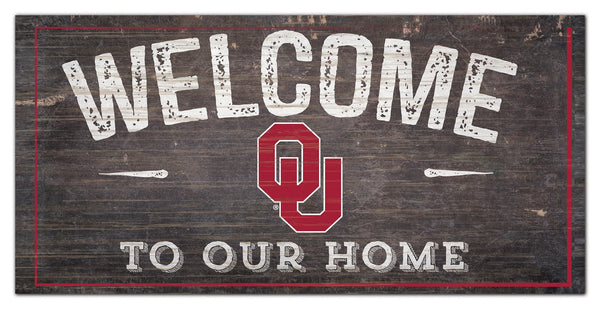 Oklahoma Sooners 0654-Welcome 6x12