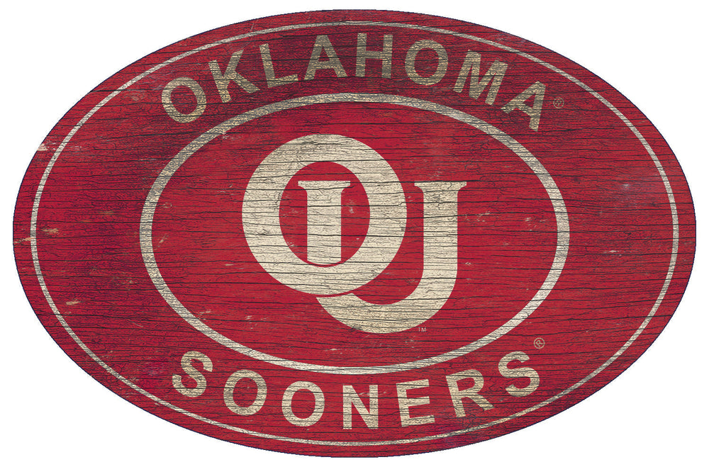 Oklahoma Sooners 0801-46in Heritage Logo Oval