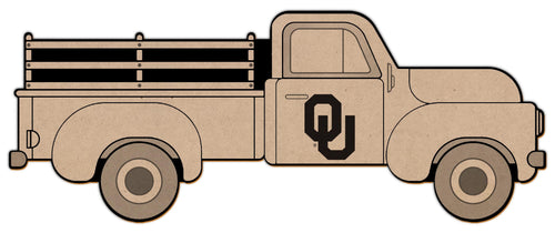 Oklahoma Sooners 1083-15" Truck coloring sign