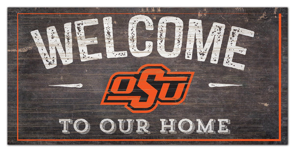 Oklahoma State Cowboys 0654-Welcome 6x12