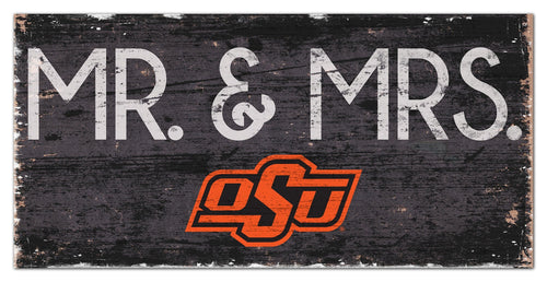 Oklahoma State Cowboys 0732-Mr. and Mrs. 6x12