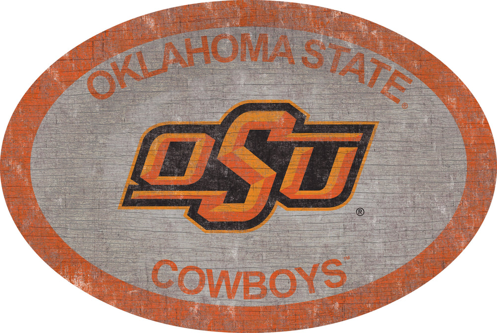 Oklahoma State Cowboys 0805-46in Team Color Oval