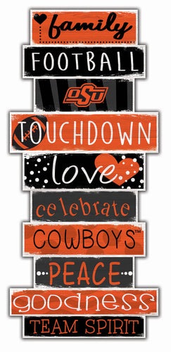 Oklahoma State Cowboys 0928-Celebrations Stack 24in