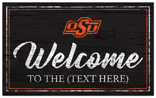 Oklahoma State Cowboys 0977-Welcome Team Color 11x19