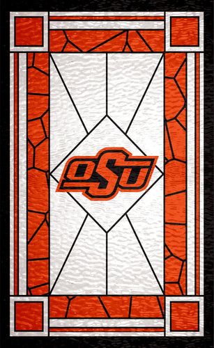 Oklahoma State Cowboys 1017-Stained Glass