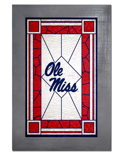 Ole Miss Rebels 1017-Stained Glass