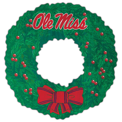 Ole Miss Rebels 1048-Team Wreath 16in