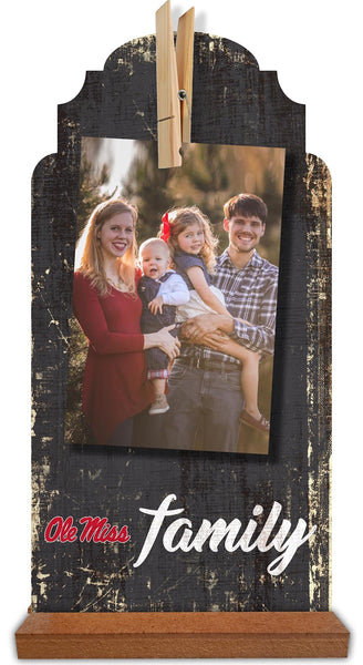 Ole Miss Rebels 1063-Family Clothespin 6x12