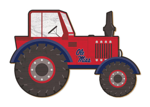 Ole Miss Rebels 2007-12" Tractor Cutout
