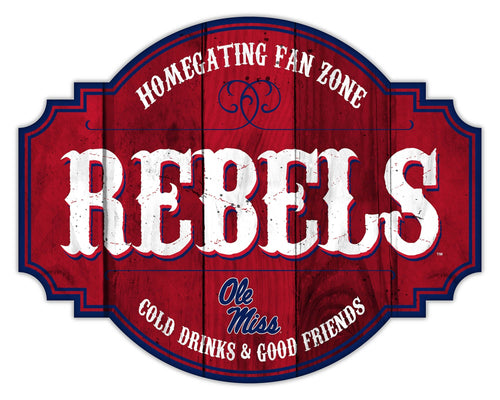 Ole Miss Rebels 2015-Homegating Tavern Sign - 12"