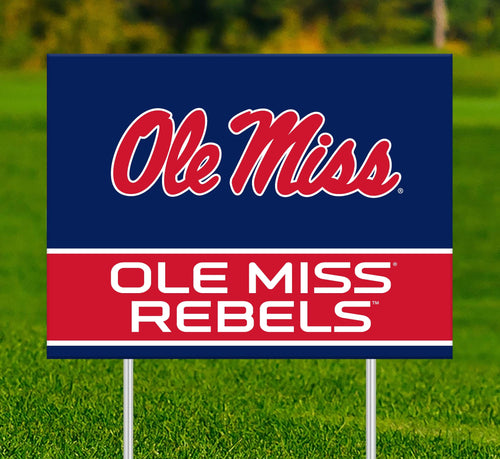 Ole Miss Rebels 2032-18X24 Team Name Yard Sign