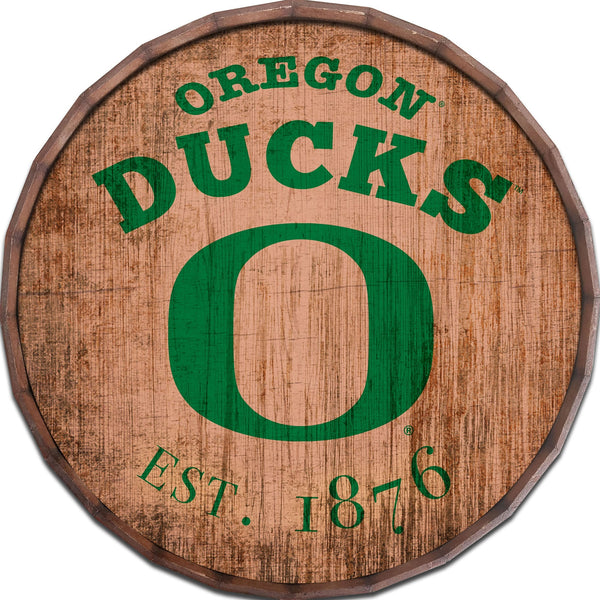 Oregon Ducks 0938-Est date barrel top 16"