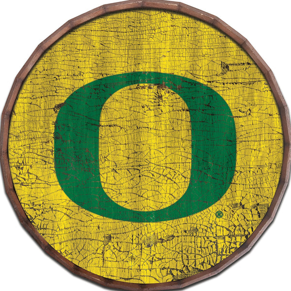 Oregon Ducks 0939-Cracked Color Barrel Top 16"