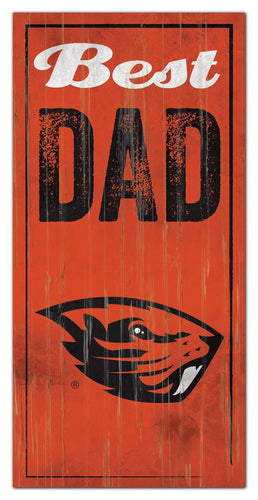 Oregon State Beavers 0632-Best Dad 6x12