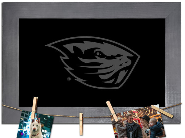 Oregon State Beavers 1016-Blank Chalkboard with frame & clothespins