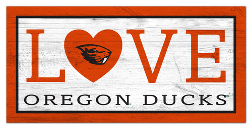 Oregon State Beavers 1066-Love 6x12