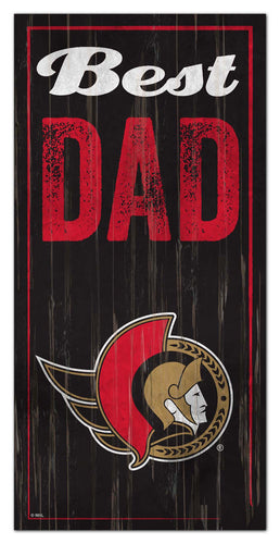 Ottawa Senators 0632-Best Dad 6x12