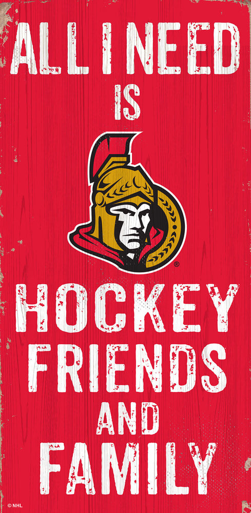 Ottawa Senators 0738-Friends and Family 6x12