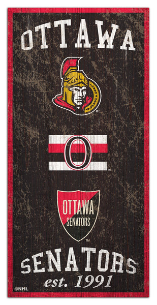 Ottawa Senators 1011-Heritage 6x12