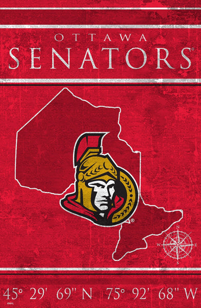 Ottawa Senators 1038-Coordinates 17x26