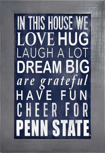 Penn State Nittany Lions 0725-Color In This House 11x19