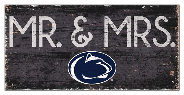 Penn State Nittany Lions 0732-Mr. and Mrs. 6x12
