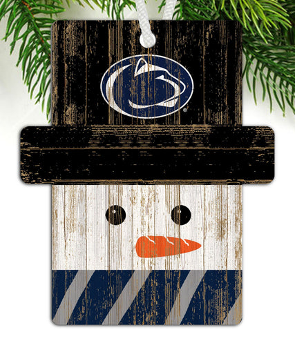 Penn State Nittany Lions 0980-Snowman Ornament 4.5in