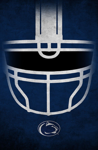 Penn State Nittany Lions 1036-Ghost Helmet 17x26