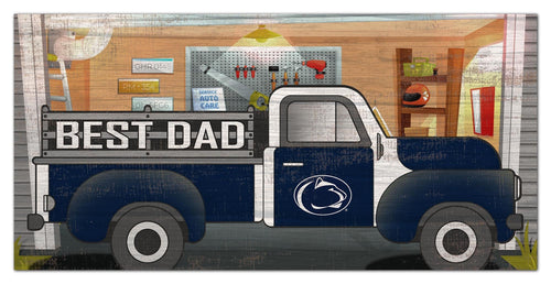 Penn State Nittany Lions 1078-6X12 Best Dad truck sign