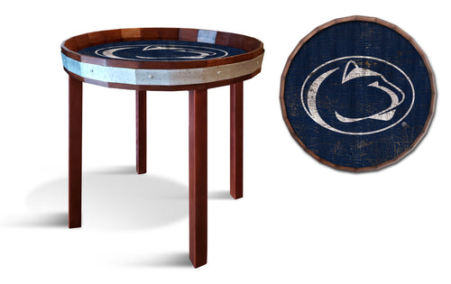 Penn State Nittany Lions 1092-24" Barrel top end table