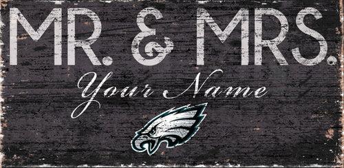 Philadelphia Eagles 0732-Mr. and Mrs. 6x12