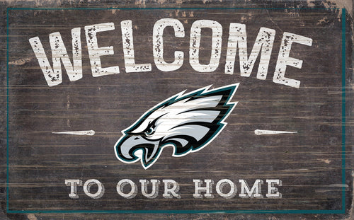 Philadelphia Eagles 0913-11x19 inch Welcome Sign