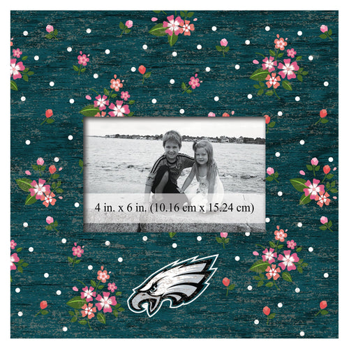 Philadelphia Eagles 0965-Floral 10x10 Frame