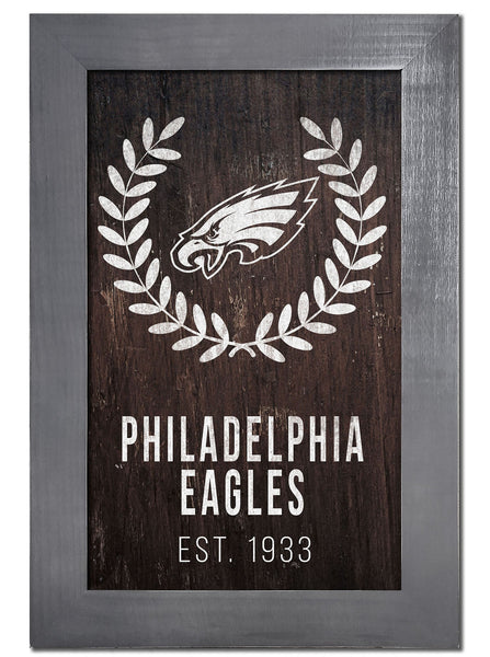 Philadelphia Eagles 0986-Laurel Wreath 11x19