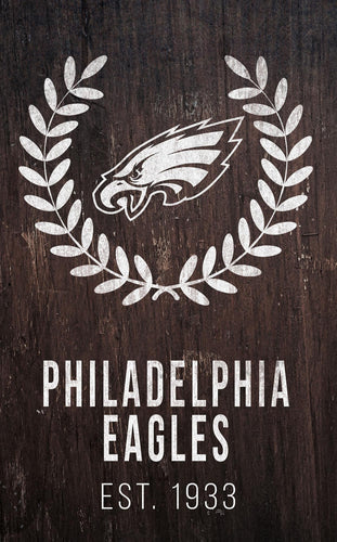 Philadelphia Eagles 0986-Laurel Wreath 11x19