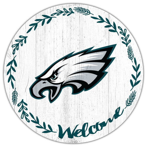 Philadelphia Eagles 1019-Welcome 12in Circle
