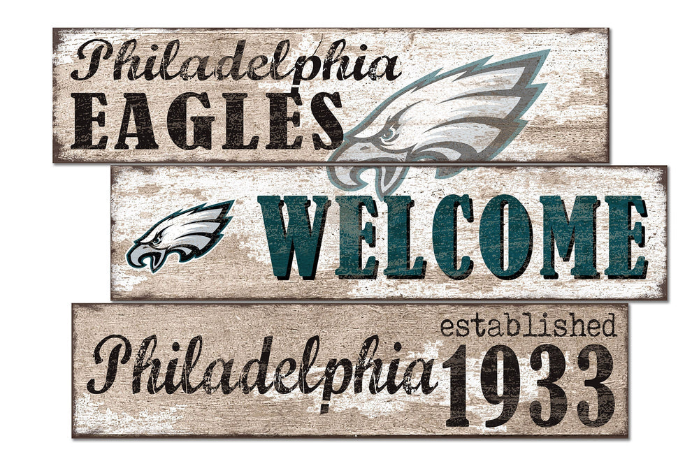 Philadelphia Eagles 1027-Welcome 3 Plank