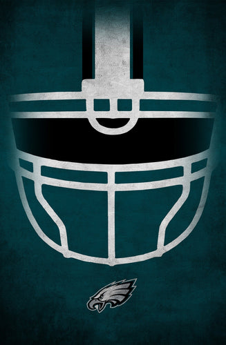 Philadelphia Eagles 1036-Ghost Helmet 17x26