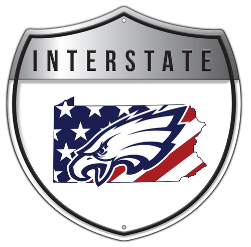 Philadelphia Eagles 2006-Patriotic interstate sign