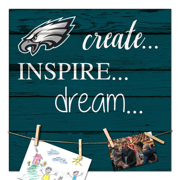 Philadelphia Eagles 2011-18X18 Create, Inspire, Dream sign