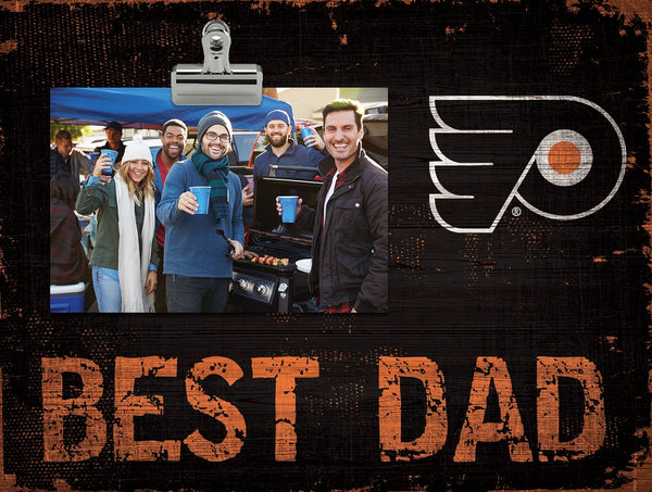 Philadelphia Flyers 0893-Best Dad Clip Frame