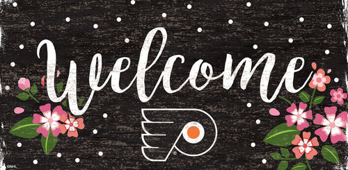 Philadelphia Flyers 0964-Welcome Floral 6x12