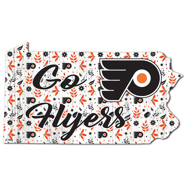 Philadelphia Flyers 0974-Floral State - 12"